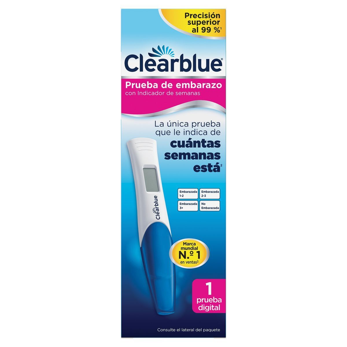 Clearblue test embarazo digital 1u