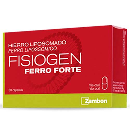 Fisiogen ferro forte 30 cápsulas